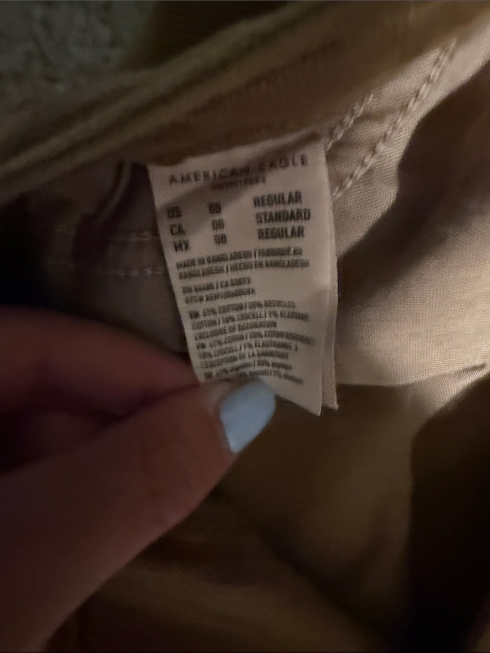 American Eagle Outfitters womens Brown Drawstring Wide-Leg pants - Picture 2 of 3